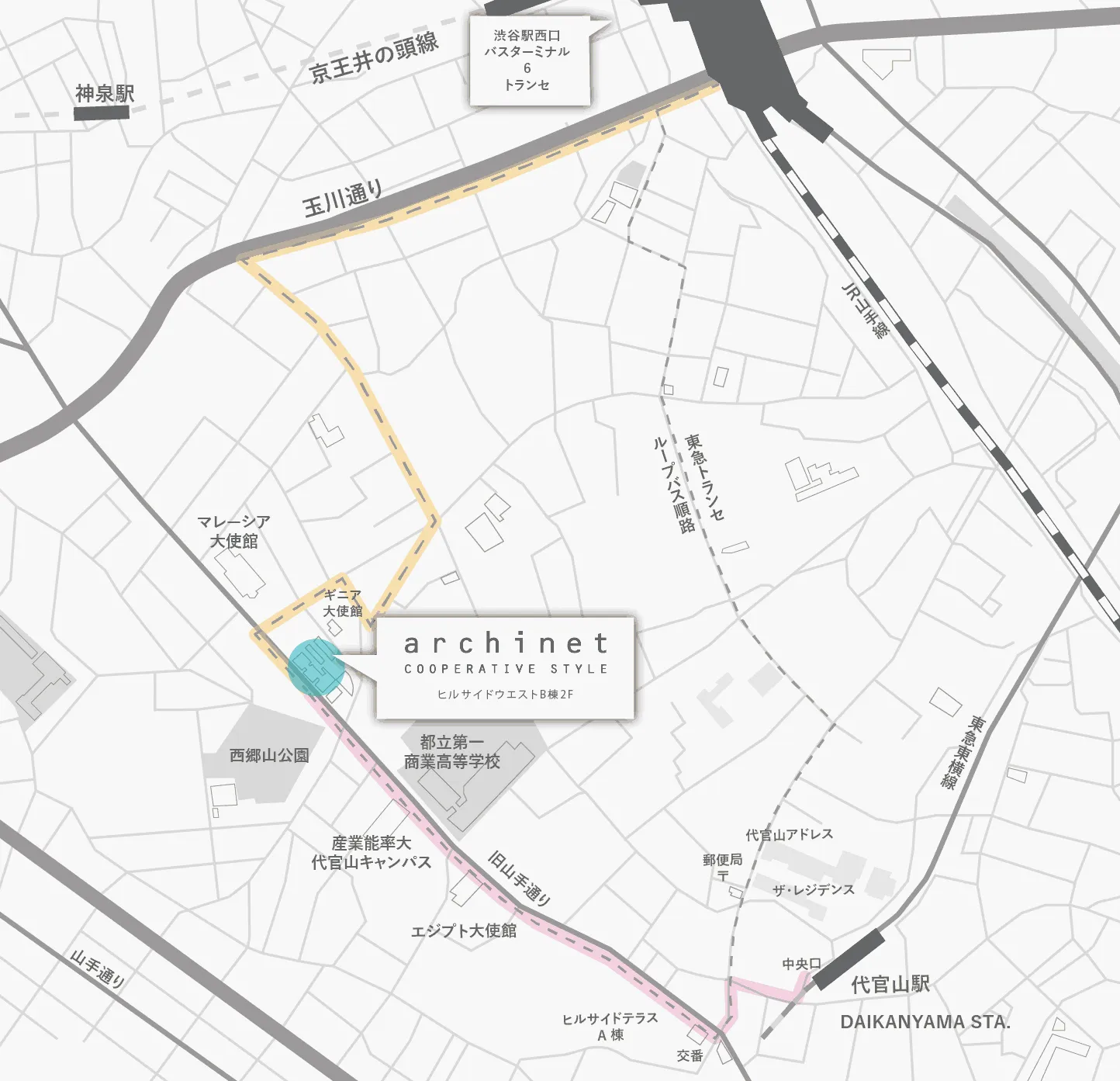 アクセスマップ