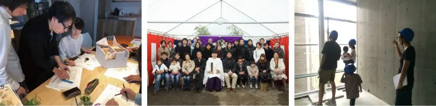 建築家と対話しながら、それぞれのくらしに合わせてすまいをつくっていきます。